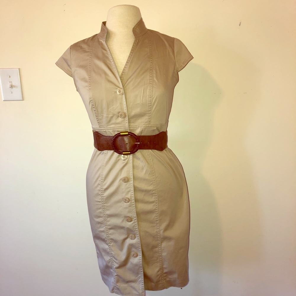 Classic Khaki Dress